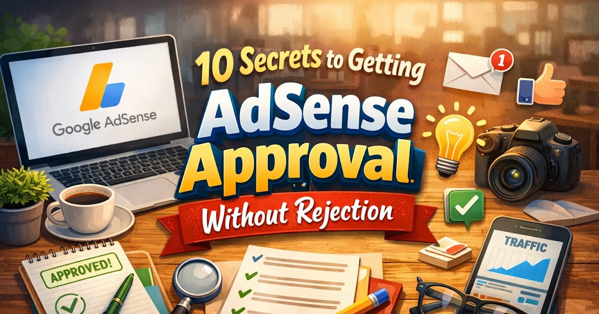 10 Secrets to Getting AdSense Approval